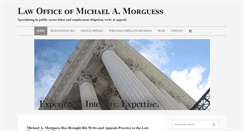 Desktop Screenshot of morguesslawoffice.com