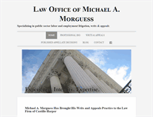 Tablet Screenshot of morguesslawoffice.com